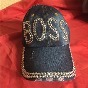 Distressed Blue Denim Cap